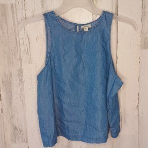 A.N.A Denim Top Size Medium NWT